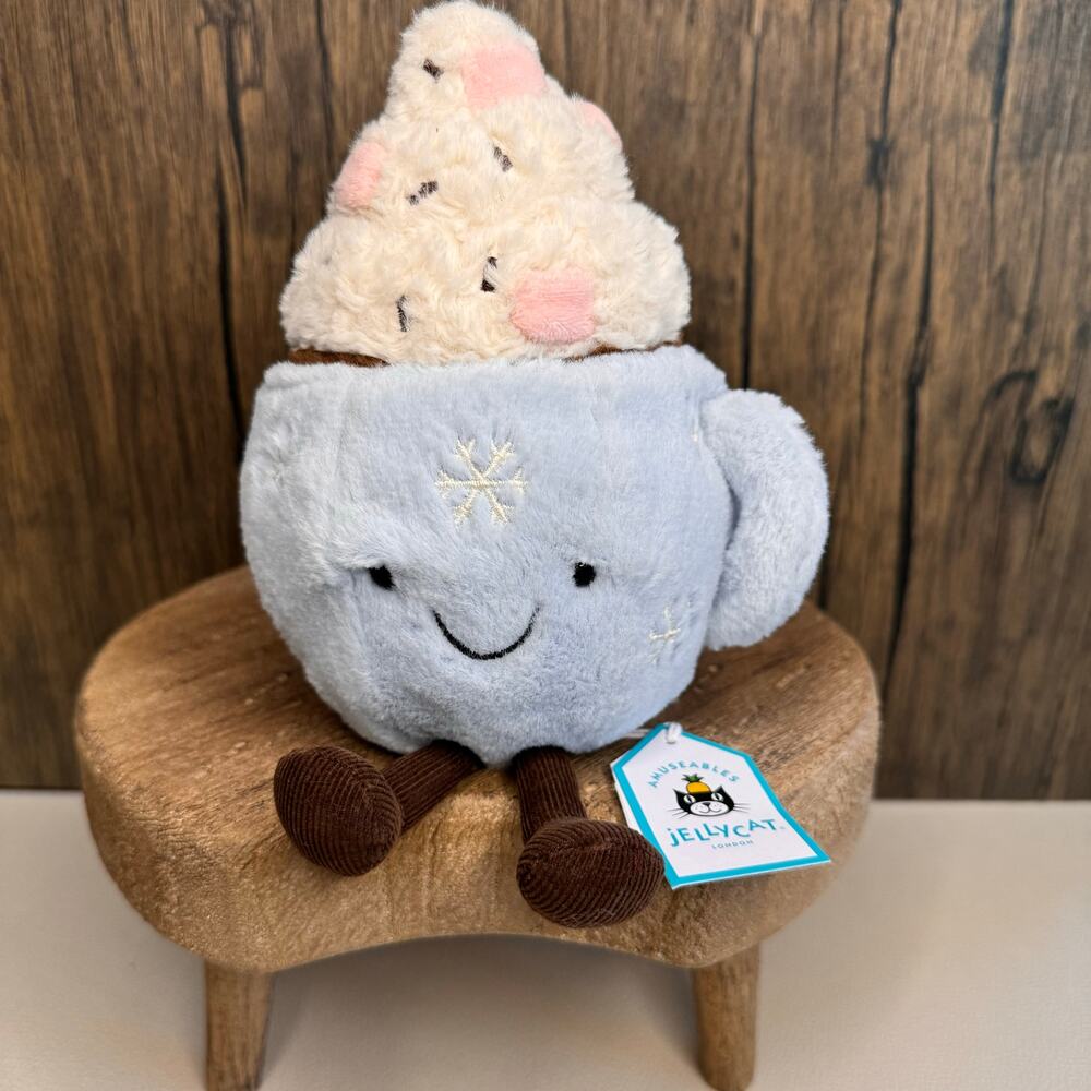Jellycat Hot Chocolate FAST SHIP NEW Jellycat Christmas Hot Cocoa